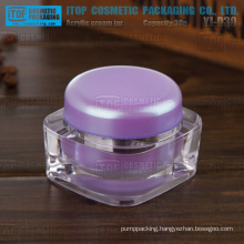 YJ-D30 30g hot-selling violet purple smooth hand feeling clear acrylic containers